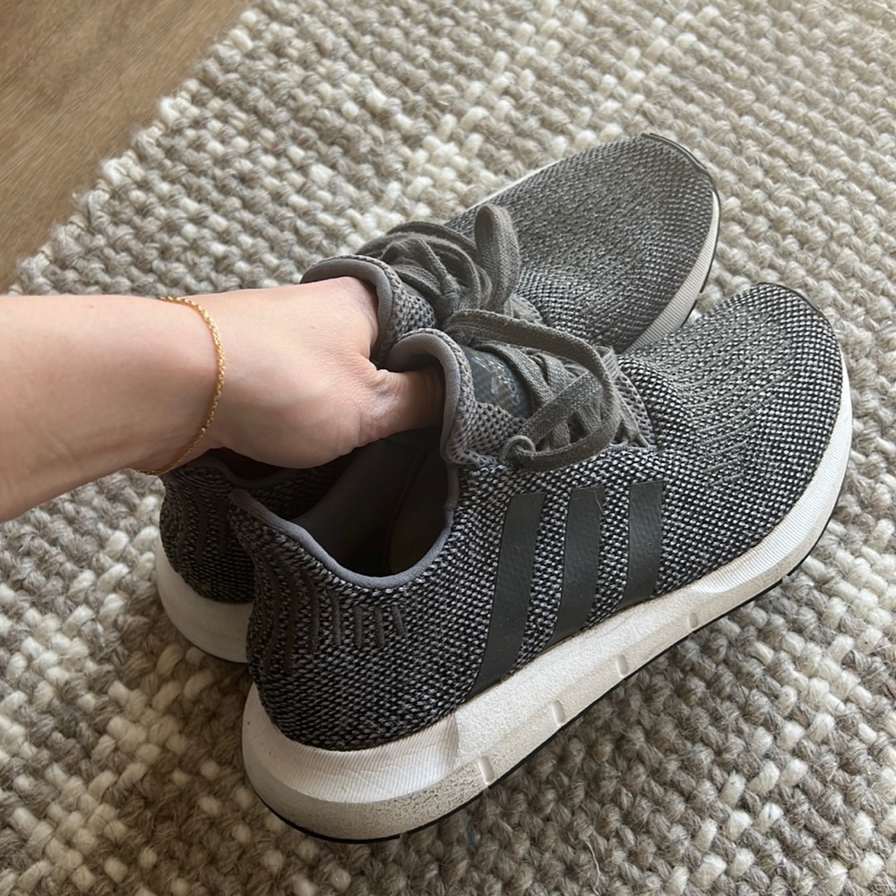 Grey Adidas size 6.5 in men